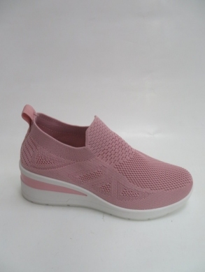 Buty sportowe damskie na koturnie (36-41) CB214 PINK