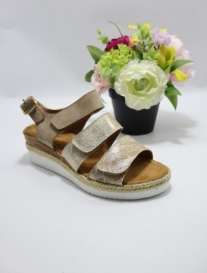 Sandały damskie na koturnie (36-41) BL429 BEIGE
