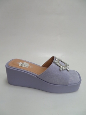 Sandały damskie na koturnie (36-41) 9008 PURPLE