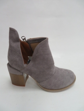 Botki damskie jesienne na obcasie (36-41) 5700 GREY