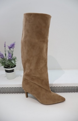 Kozaki damskie na szpilce (36-41) WZ20 KHAKI