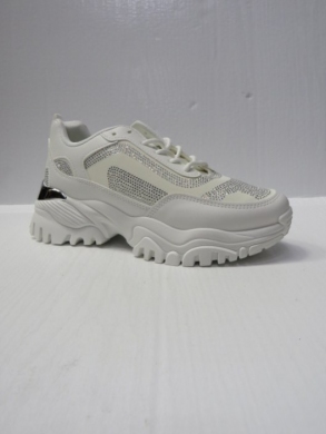 Buty sportowe damskie na płaskim (36-41) WW-057 WHITE