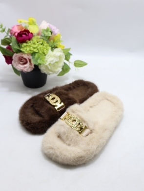 Kapcie damskie ocieplane (36-41) 628 MIX