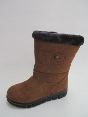Kozaki damskie ocieplane na płaskim (36-41) J25-6 CAMEL