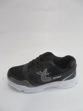Buty sportowe damskie na płaskim (36-41) 2811 BLACK