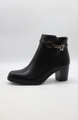 Botki damskie na obcasie (36-41) 585 BLACK