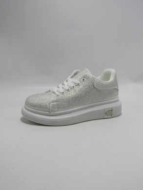 Buty sportowe damskie na płaskim (36-41) 8936 WH