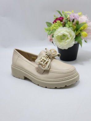 Mokasyny damskie na płaskim (36-41) W105 BEIGE