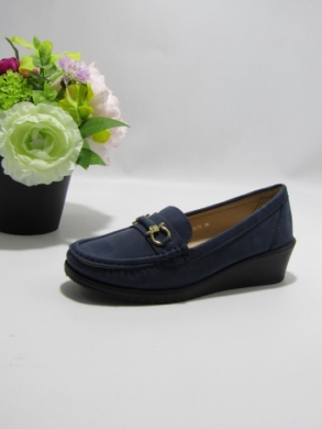 Mokasyny damskie na koturnie (36-41) QQ-10 BLUE