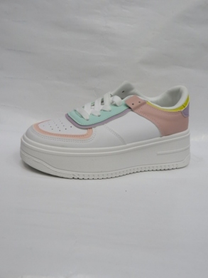 Buty sportowe damskie na płaskim (36-41) BO807 PINK