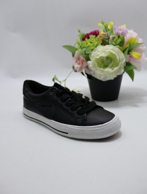 Buty sportowe damskie na płaskim (36-41) 888-9 BLACK