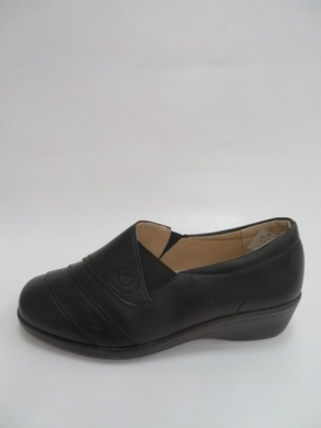 Półbuty damskie na koturnie (37-42) 2927 BLACK