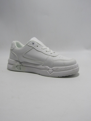 Buty sportowe damskie na płaskim (36-41) 19-3 WHITE