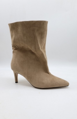 Botki damskie na szpilce (36-41) 3151 KHAKI