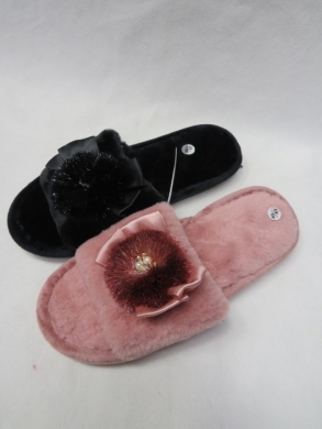 Kapcie damskie ocieplane (36-41) F8-52 MIX
