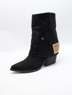 Botki damskie na obcasie (36-41) RQ526 BLACK