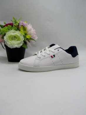 Buty sportowe damskie na płaskim (36-41) TK2432 WH/NAVY