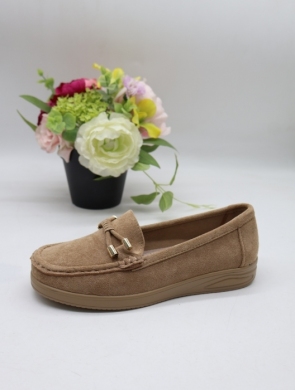 Mokasyny damskie na płaskim (36-41) 8212 KHAKI