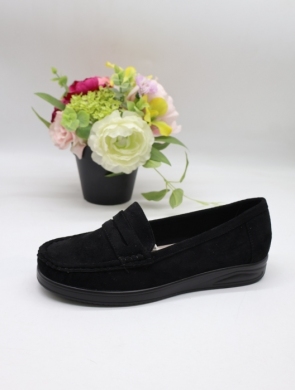 Mokasyny damskie na płaskim (36-41) 3288 BLACK