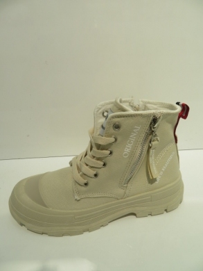 Trampki damskie na płaskim (36-41) GD-HR-32 BEIGE