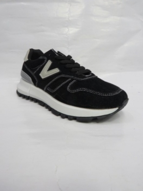 Buty sportowe damskie na płaskim (36-41) XBHD-30 BLACK