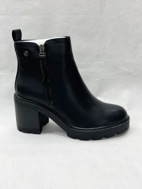 Botki damskie ocieplane na obcasie (36-41) KE202 BLACK