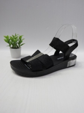 Sandały damskie na płaskim (36-41) R222-2 BLACK