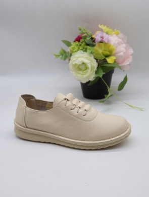 Półbuty damskie na płaskim (36-41) 60611-2 BEIGE