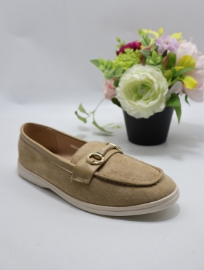 Mokasyny damskie na płaskim (36-41) 82060 KHAKI