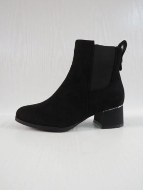 Botki damskie ocieplane na obcasie (36-41) SA112-1 BLACK