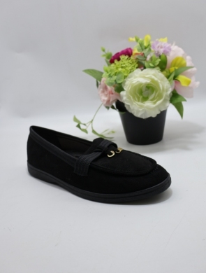 Mokasyny damskie na płaskim (36-41) 82059 BLACK