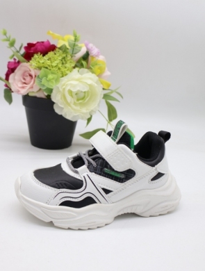 Buty sportowe chłopięce (27-32) 981 WH/BL