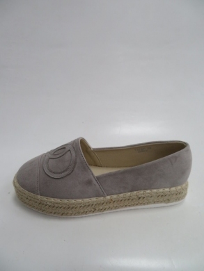 Mokasyny Damskie na koturnie (36-41) T379 GREY