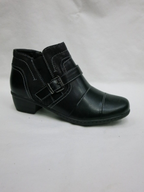 Botki damskie ocieplane na obcasie (36-41) DM010 BLACK