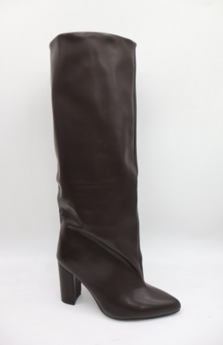 Kozaki damskie na obcasie (36-41) LA3165 BROWN
