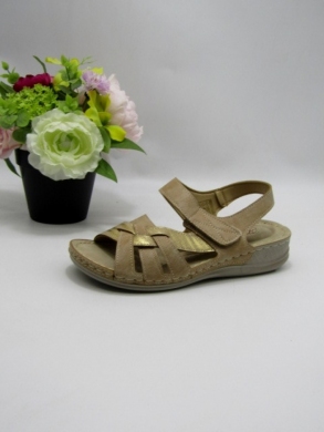 Sandały damskie na płaskim (36-42) 21093-10 YELLOW