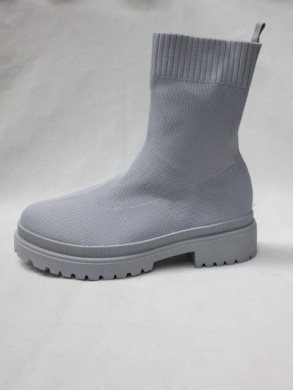 Botki damskie na płaskim (36-41) A-35 GREY