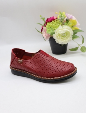 Półbuty damskie na płaskim (36-41) 60770-6 RED