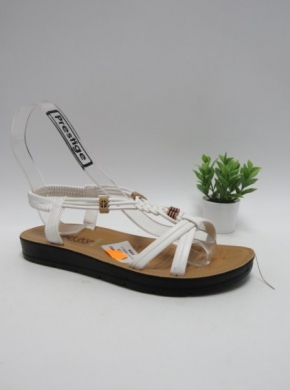 Sandały damskie na płaskim (36-41) FY6889 WHITE