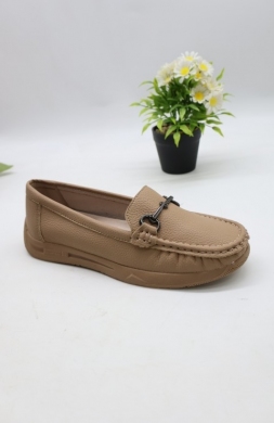 Mokasyny damskie na płaskim (36-41) 9226 KHAKI
