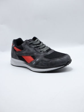Buty sportowe męskie (41-46) A107-3 DGREY/RED