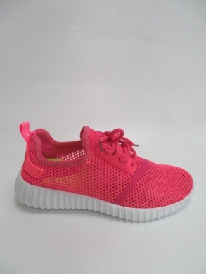 Buty sportowe damskie na płaskim (36-41) 21-217 FUCHSIA