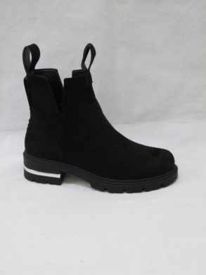 Botki damskie na płaskim (36-41) 1560 BLACK