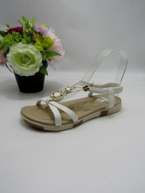 Sandały damskie na płaskim (36-41) C509 WHITE