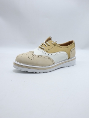 Półbuty damskie na płaskim (36-41) GQ72 BEIGE