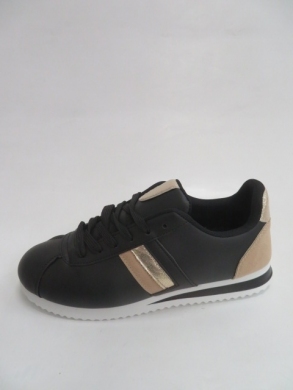 Buty sportowe damskie na płaskim (36-41) QS30 BLACK