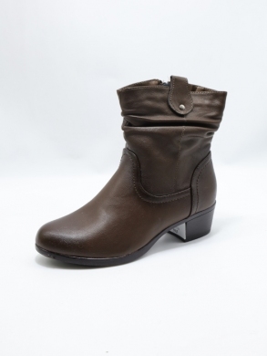 Botki damskie ocieplane na obcasie (36-41) 8681-2