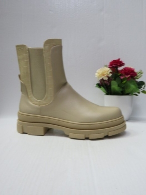 Botki damskie ocieplane na płaskim (36-41) 68105 BEIGE