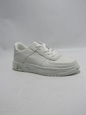 Buty sportowe damskie na płaskim (36-41) 36713-8 WHITE