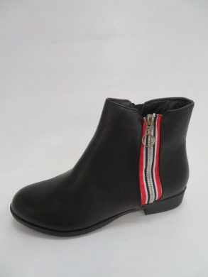 Botki damskie jesienne na płaskim (36-41) L22-207 BLACK